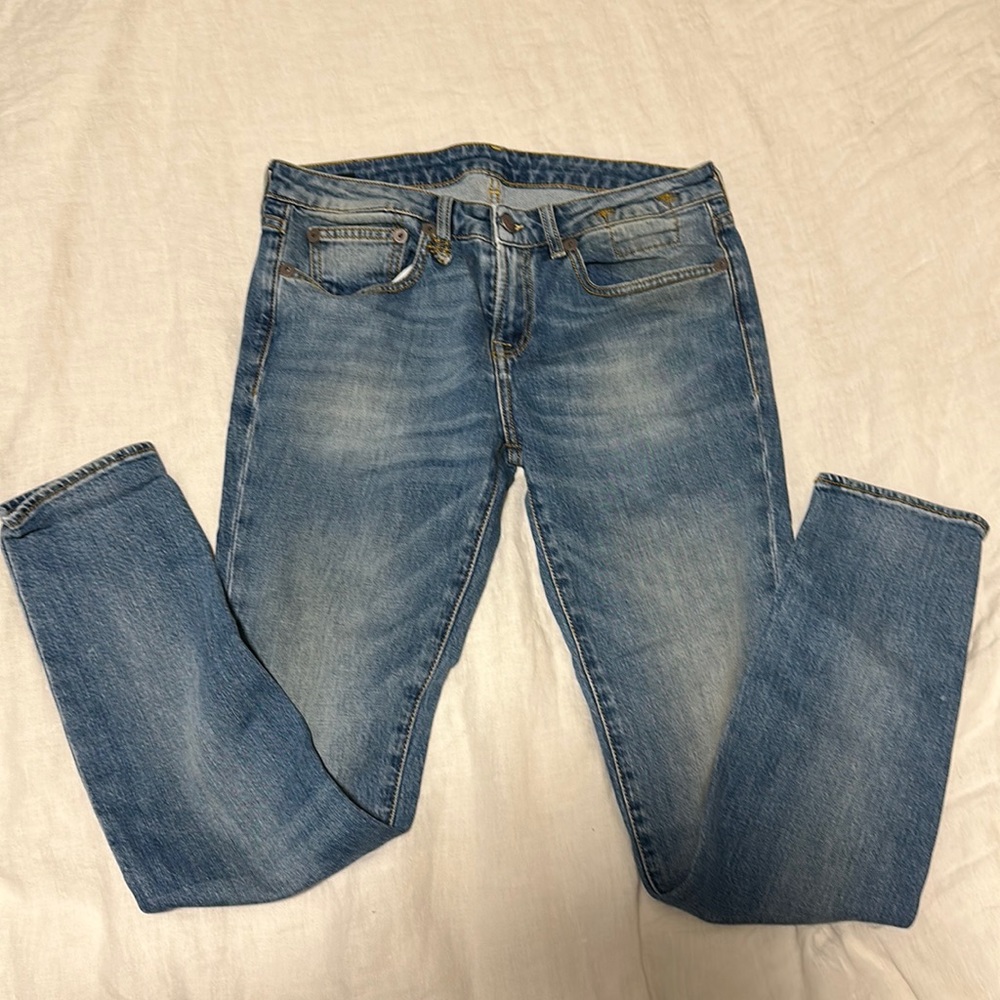 R13 Alison mid rise skinny 27
